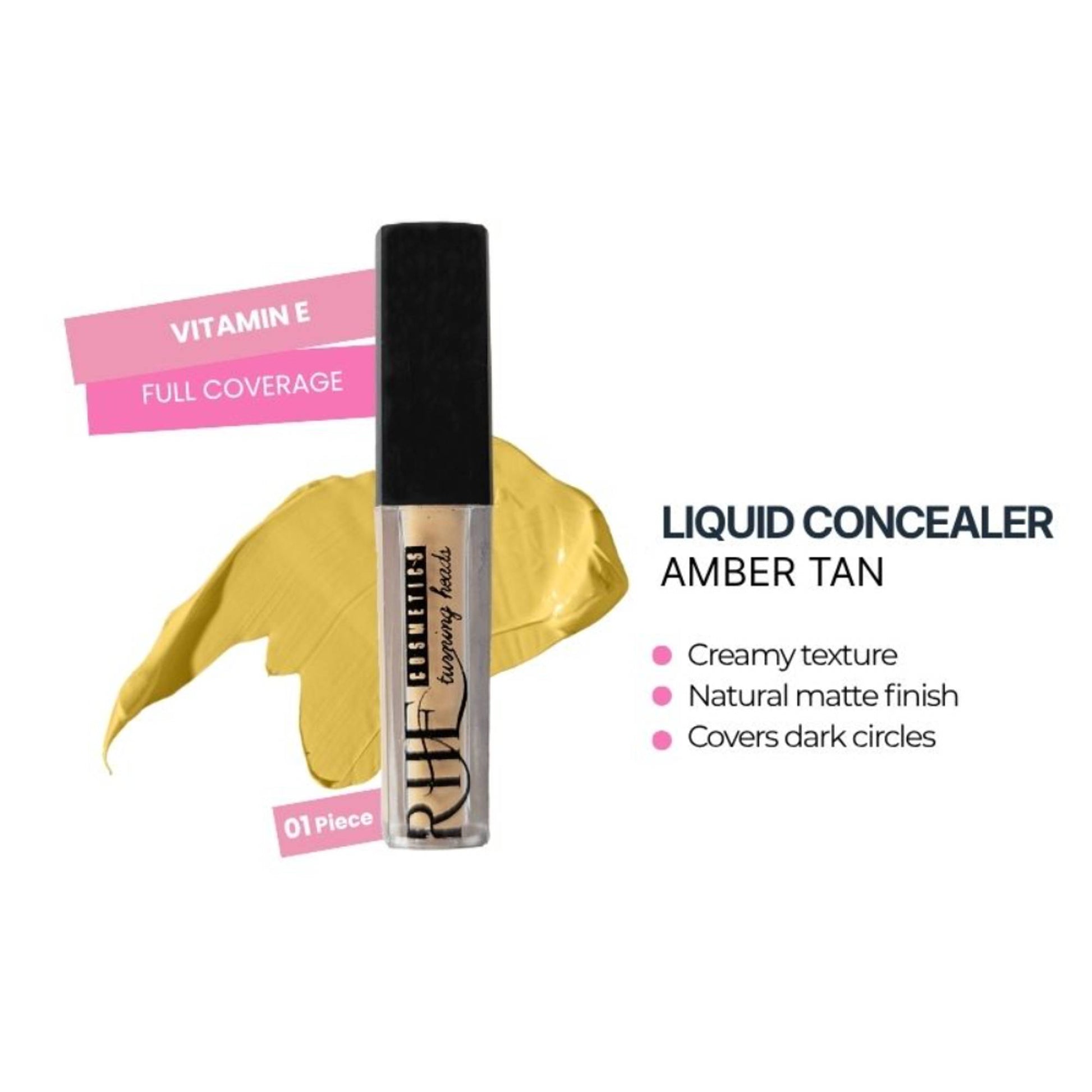 Rhe Cosmetics Velvet Veil Liquid Concealer - Amber Tan