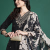 Dhiyona IE Ethnic Motifs Embroidered Thread Work Kurta with Salwar & With Dupatta
