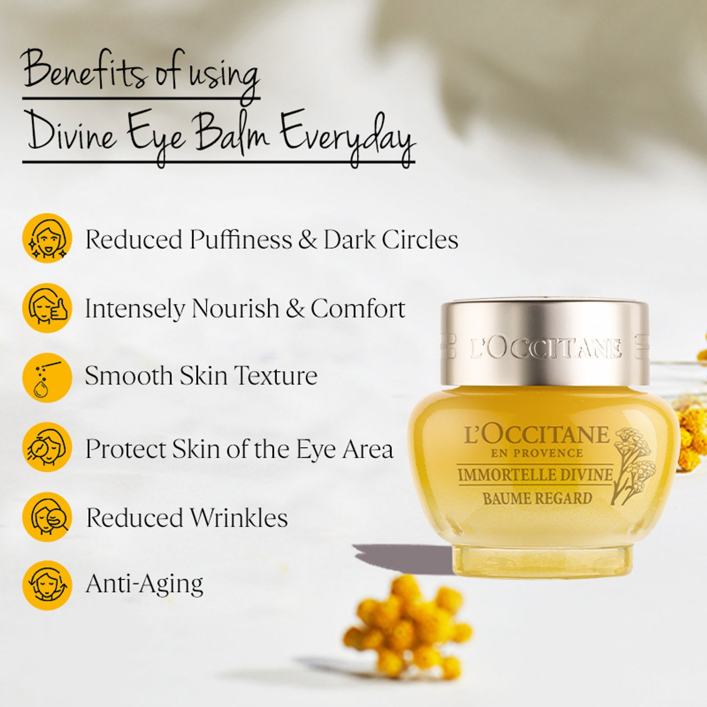 L'Occitane Immortelle Divine Anti-Aging Eye Balm