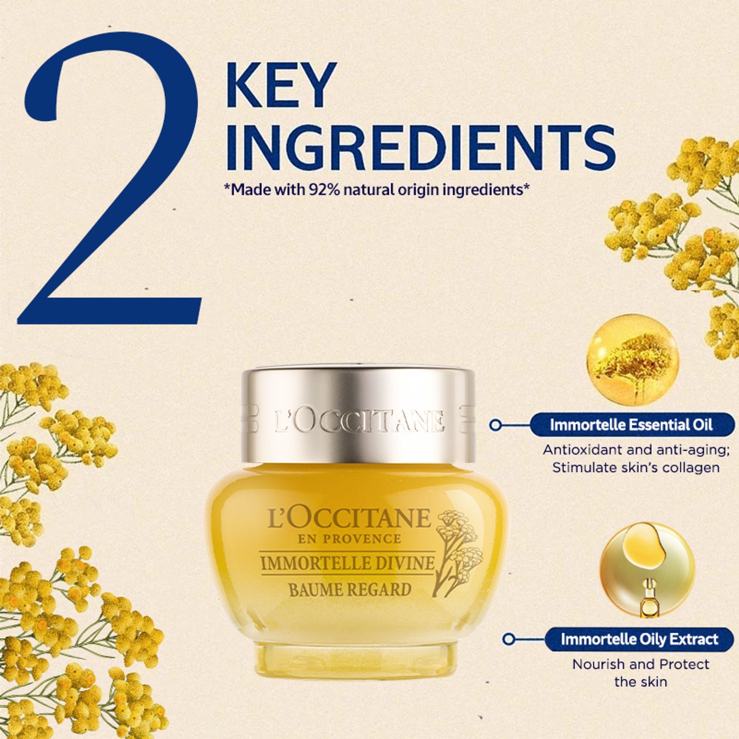 L'Occitane Immortelle Divine Anti-Aging Eye Balm