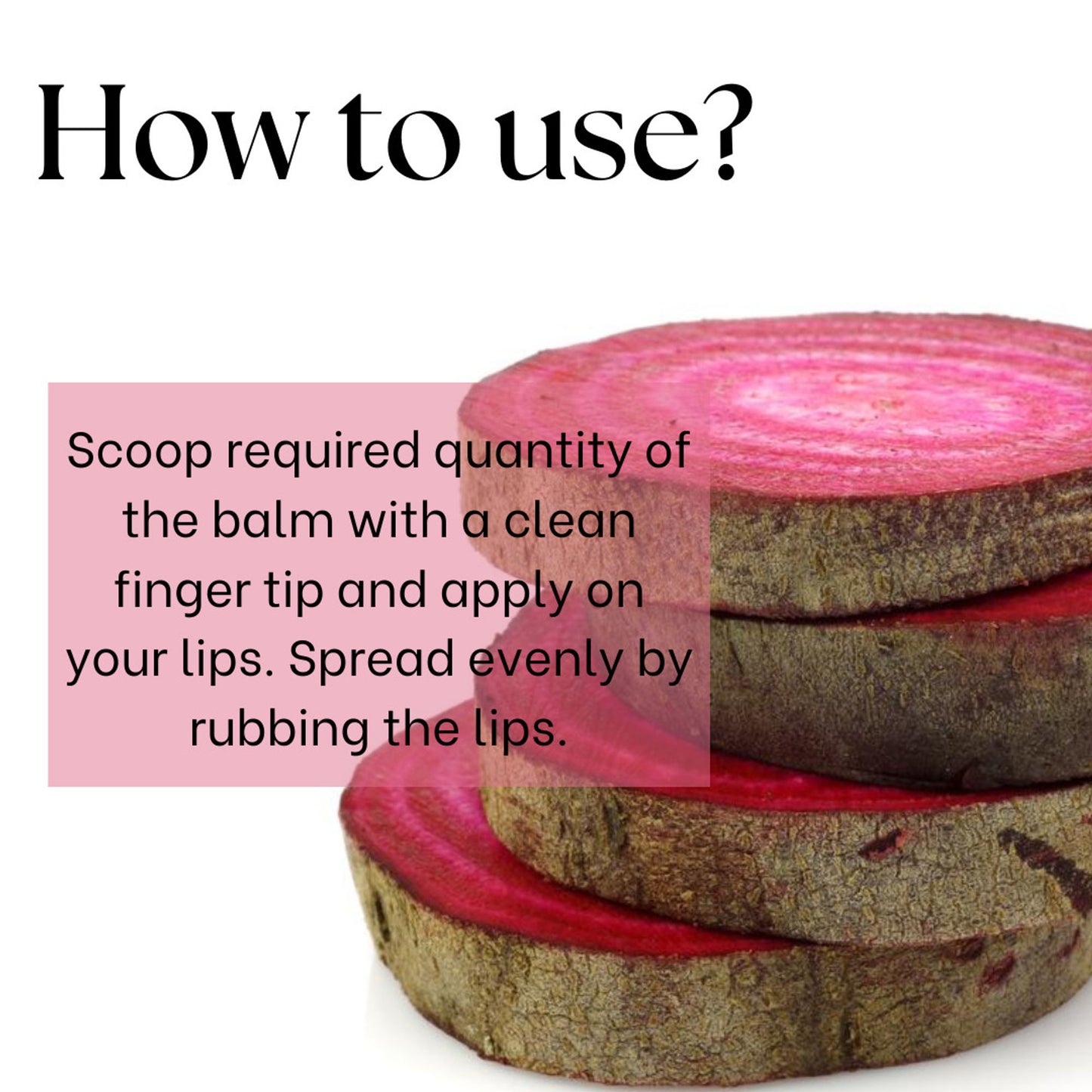 Ecoberry Beetroot Lip Balm