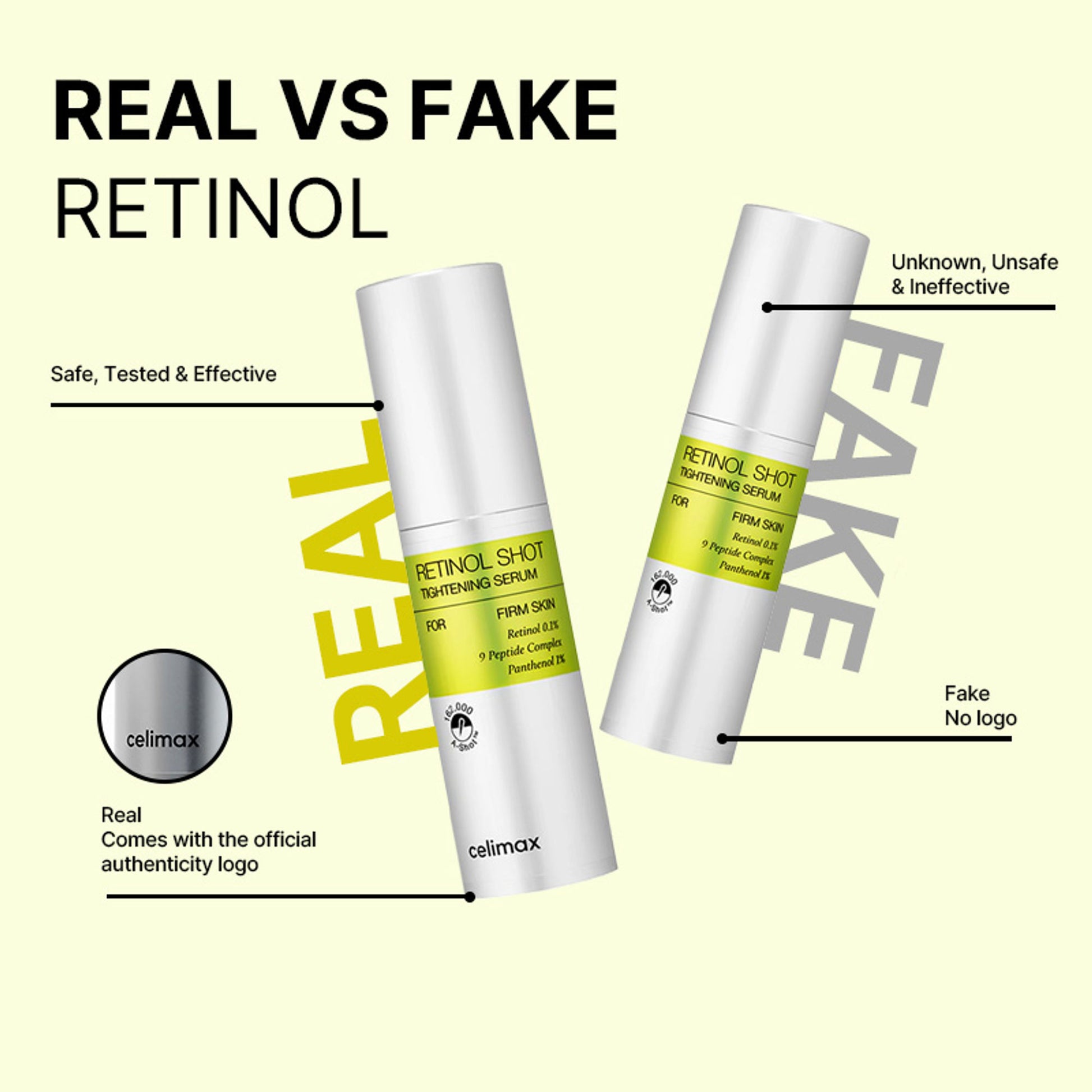 Celimax The Vita-A Retinol Shot Tightening Serum, For Anti-Aging, Dark Spots & Wrinkles
