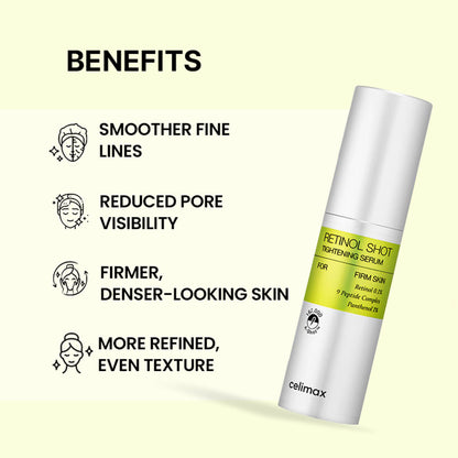 Celimax The Vita-A Retinol Shot Tightening Serum, For Anti-Aging, Dark Spots & Wrinkles