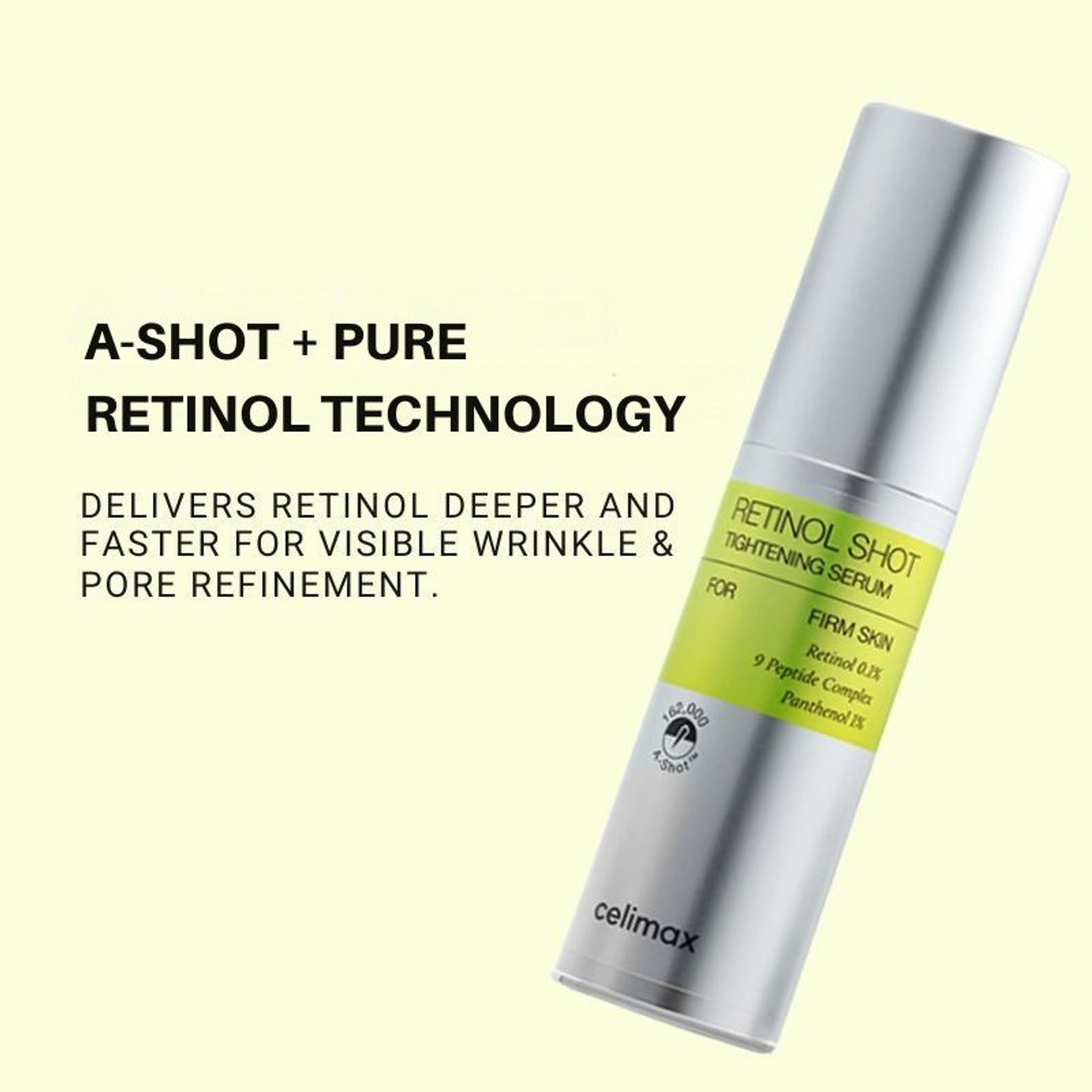Celimax The Vita-A Retinol Shot Tightening Serum, For Anti-Aging, Dark Spots & Wrinkles