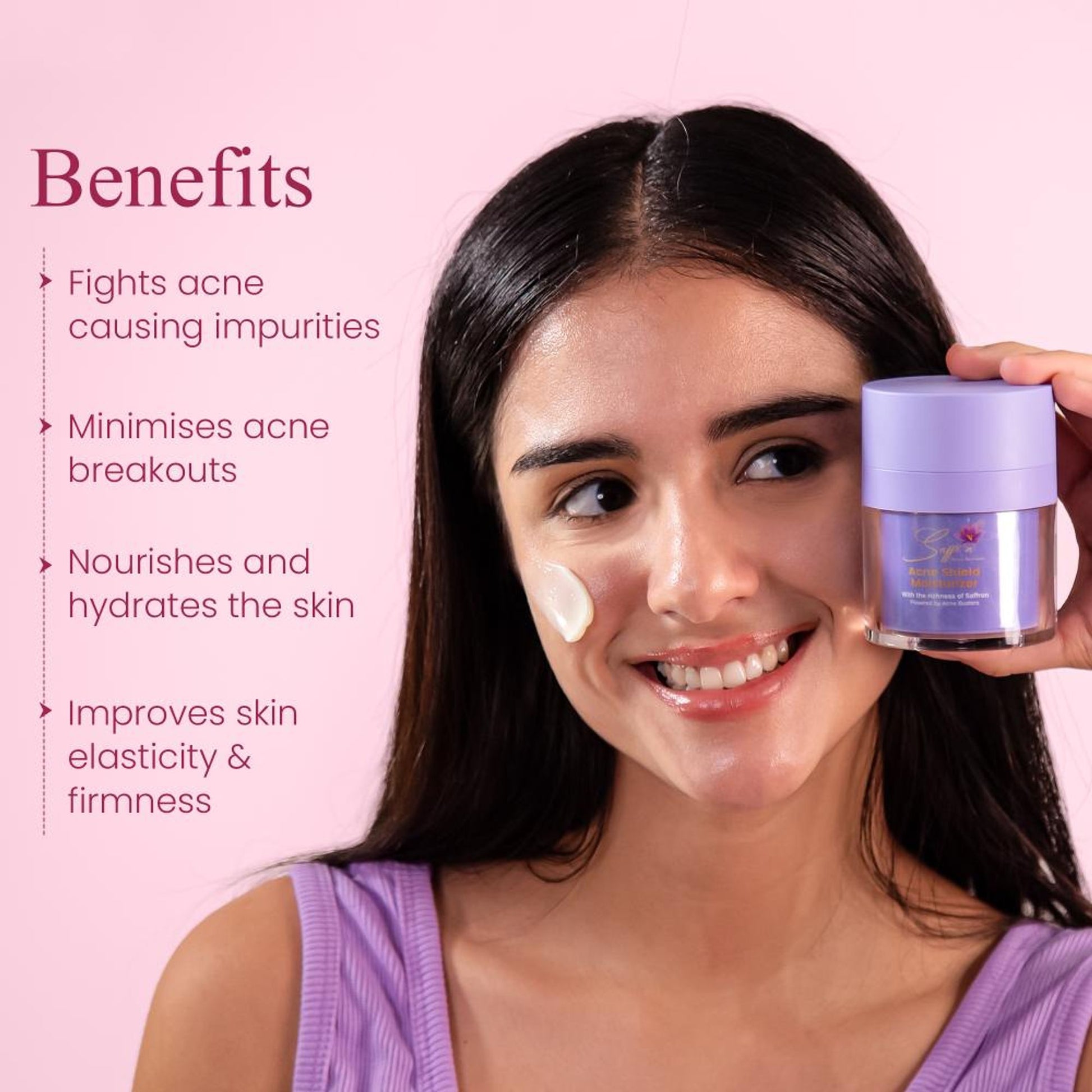 Saffrn Acne Shield Moisturizer With Richness Of Saffron