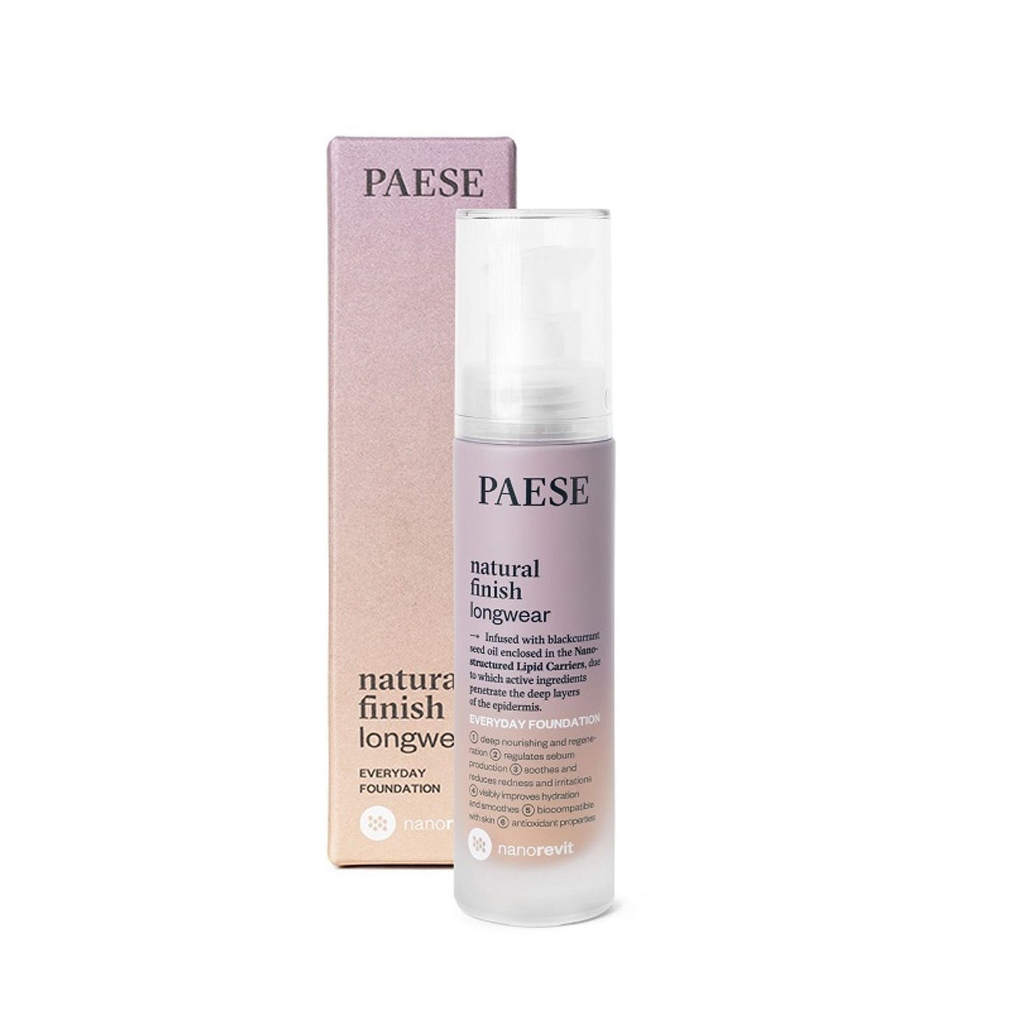Paese Cosmetics Natural Finish Longwear Foundation - No 06 Honey