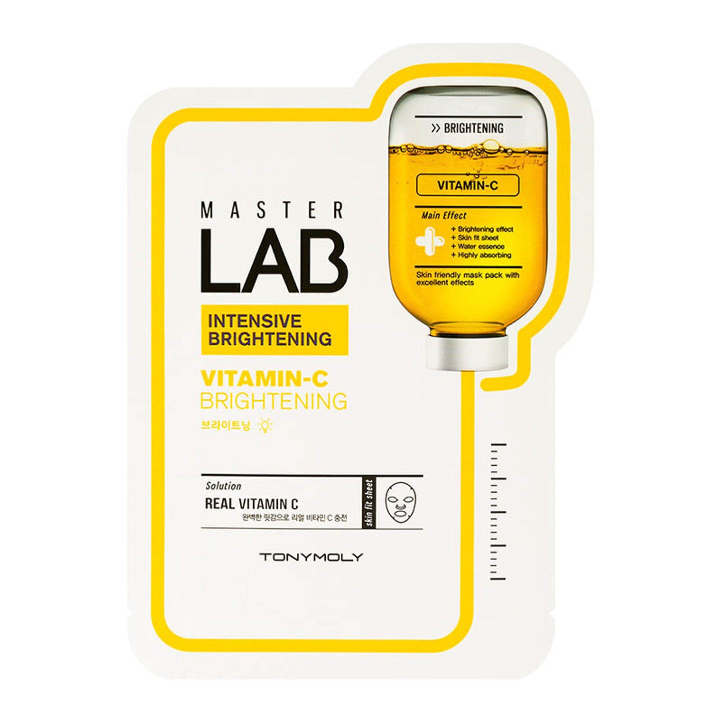 TONYMOLY Korean Master Lab Face Sheet Mask - Vitamin C