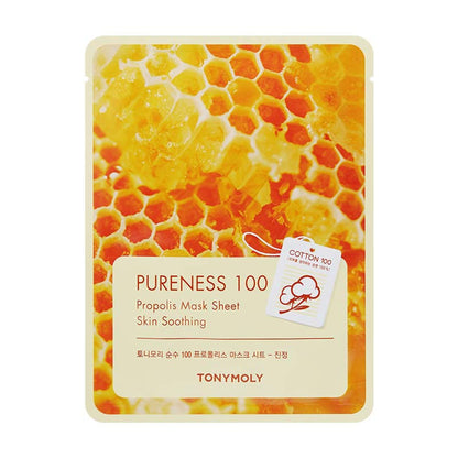 TONYMOLY Korean Pureness 100 Face Sheet Mask - Propolis