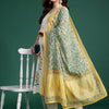 Dhiyona IE Floral Printed Regular Pure Cotton Kurta with Trousers & With Dupatta