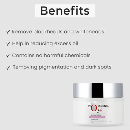 O3+ D-Tan Scrub For Brightening & Glow Boosting