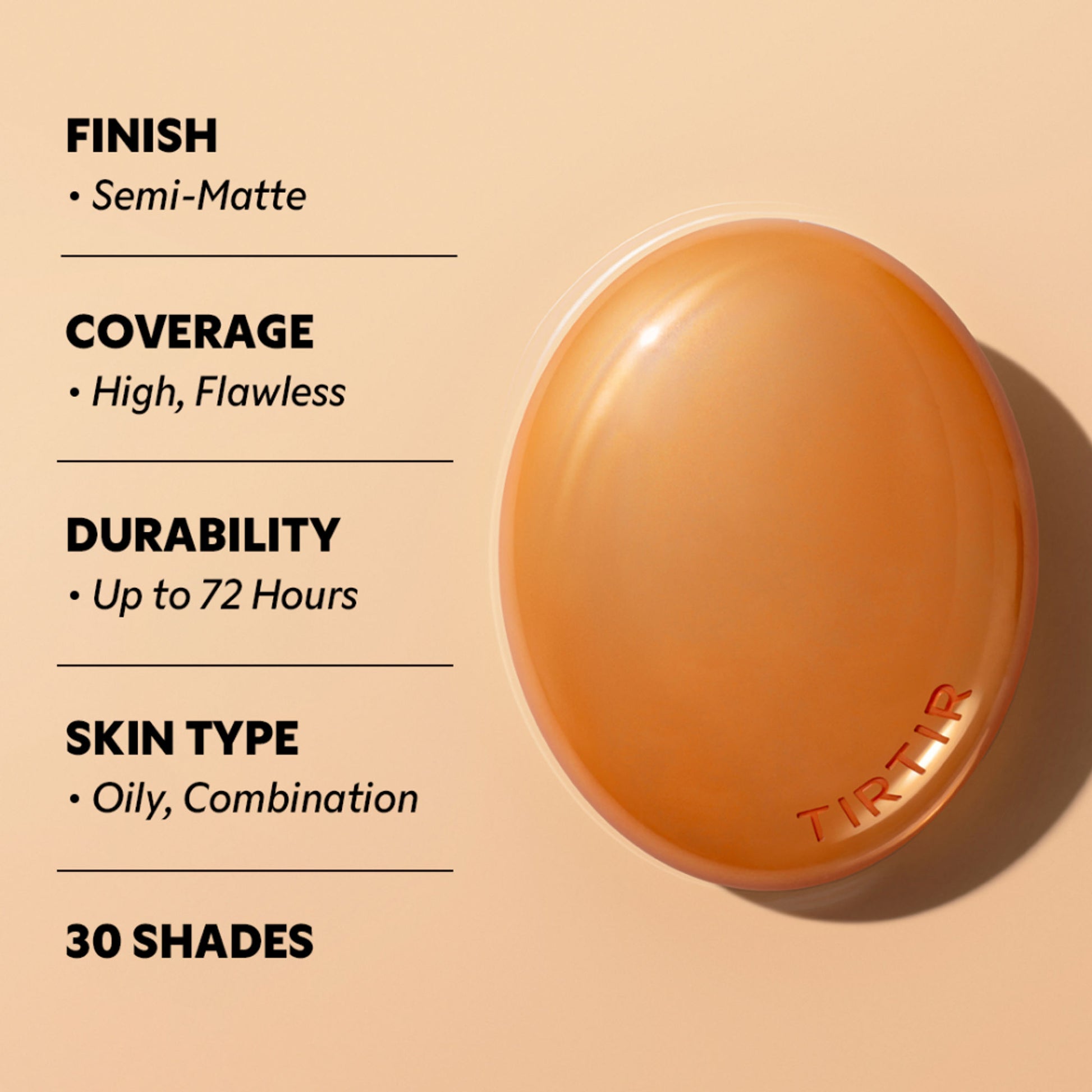 Tirtir Mask Fit AI Filter Cushion Foundation - 19C Petal