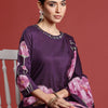 Dhiyona IE Women Floral Printed Pure Cotton Kurta with Trousers & With Dupatta