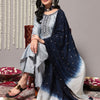 Indyancart VA Women's Sequinned Kurta with Trousers & With Dupatta