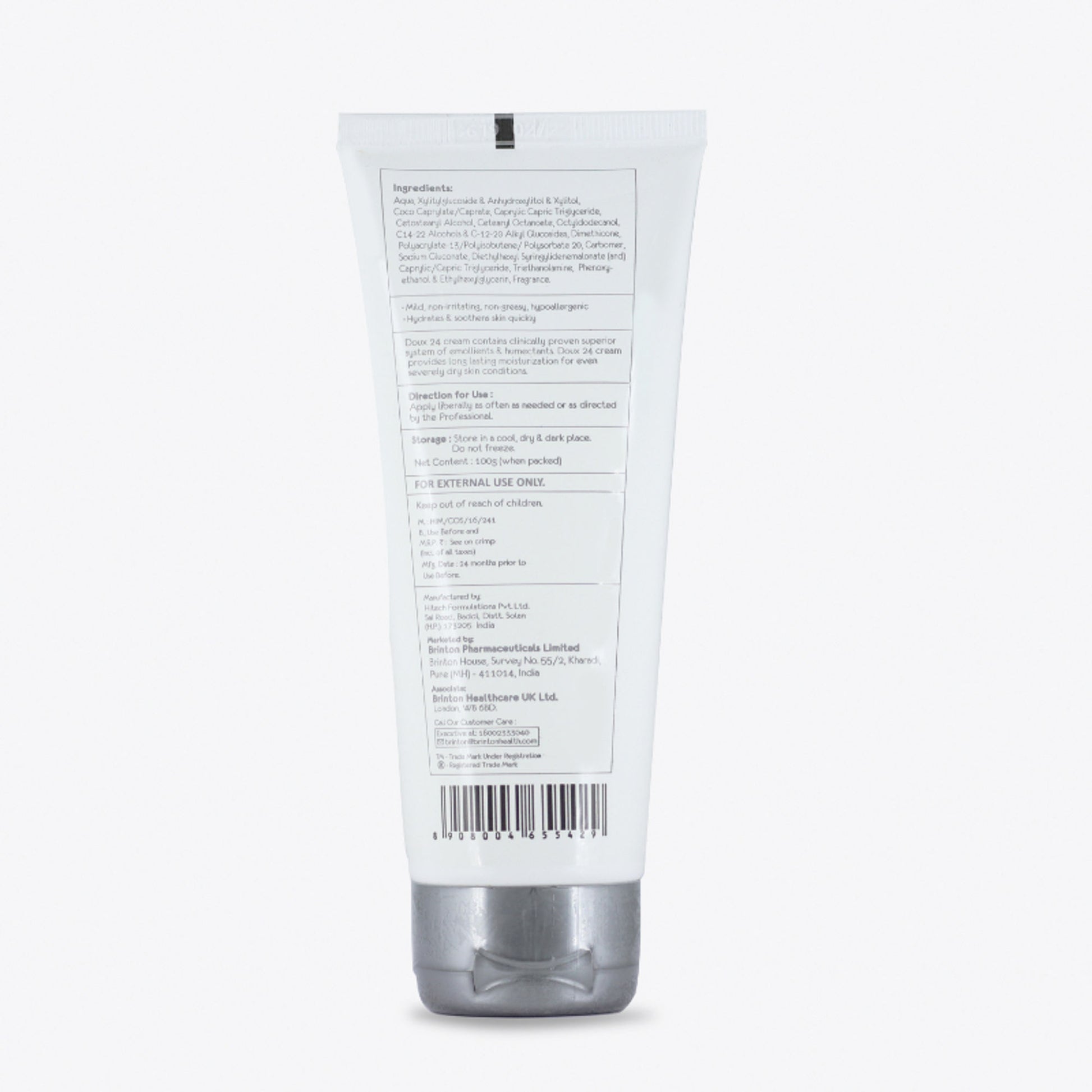 Brinton Doux 24 Hour Moisturizer Cream Face, Moisturizer
