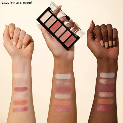 Milani Gilded Mini Eyeshadow Quads - It's All Rose