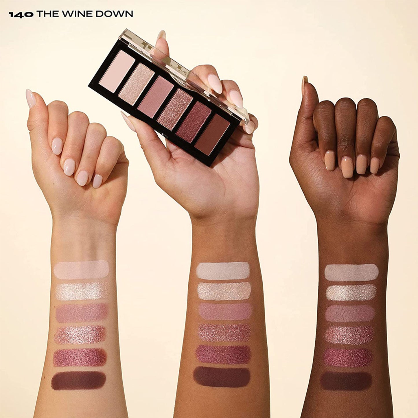 Milani Gilded Mini Eyeshadow Quads - The Wine Down
