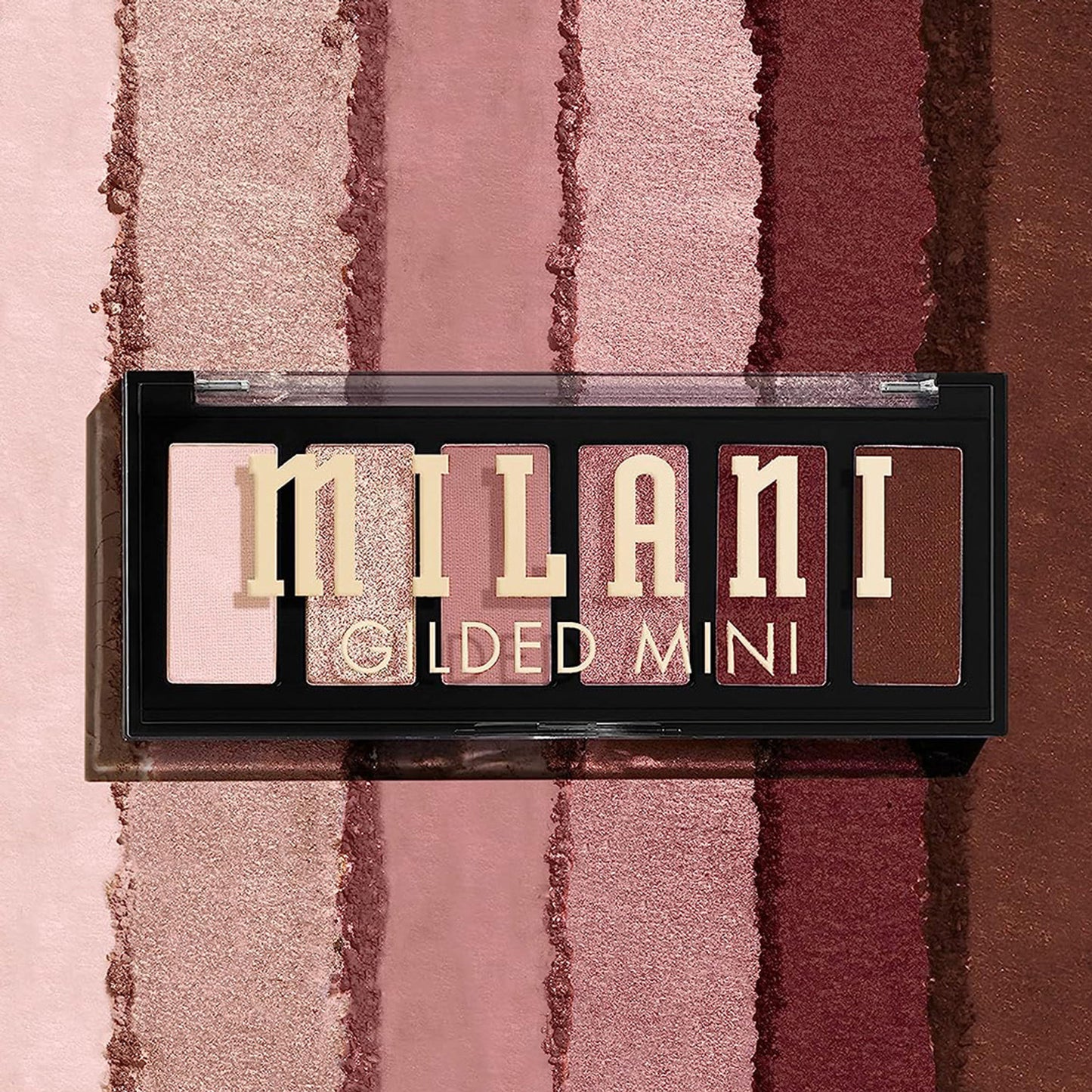 Milani Gilded Mini Eyeshadow Quads - The Wine Down