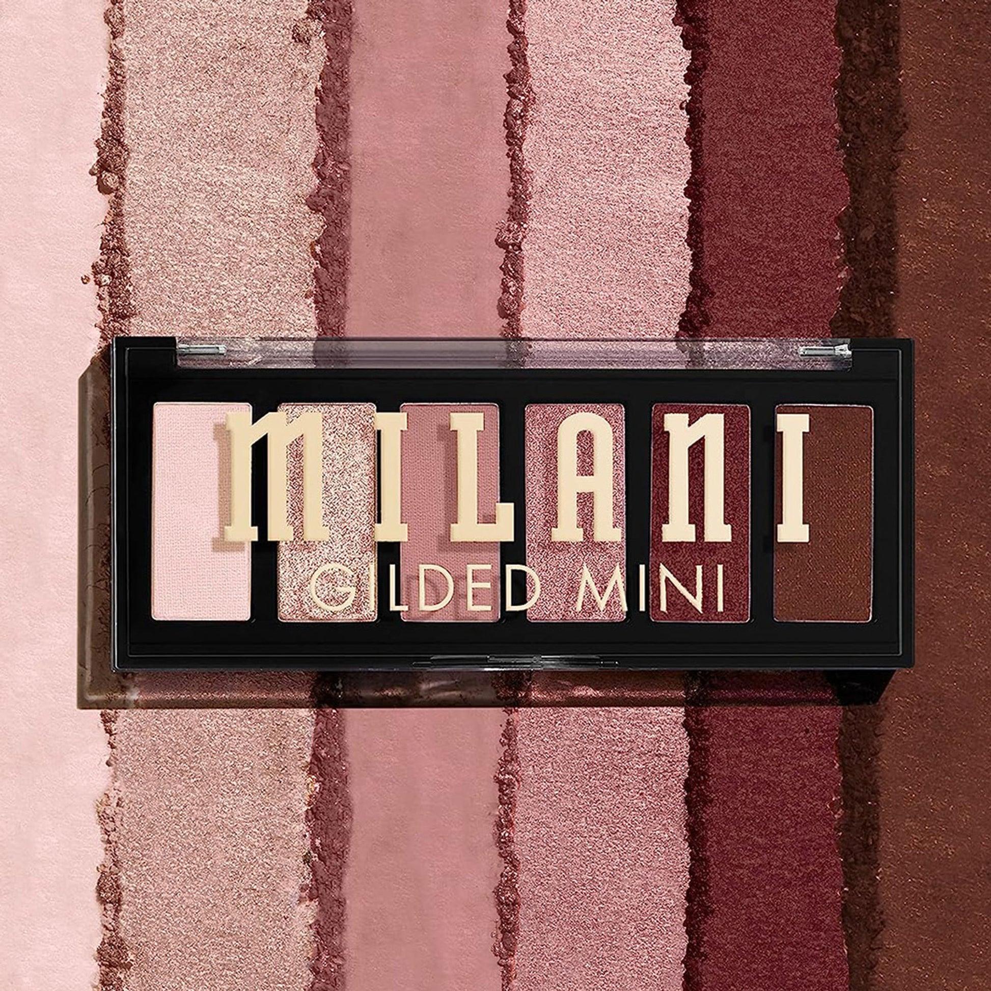 Milani Gilded Mini Eyeshadow Quads - The Wine Down