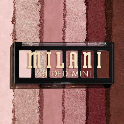 Milani Gilded Mini Eyeshadow Quads - The Wine Down