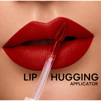Flicka Weightless Impressions Liquid Lipstick Light Weight Smudgeproof Long Lasting - April
