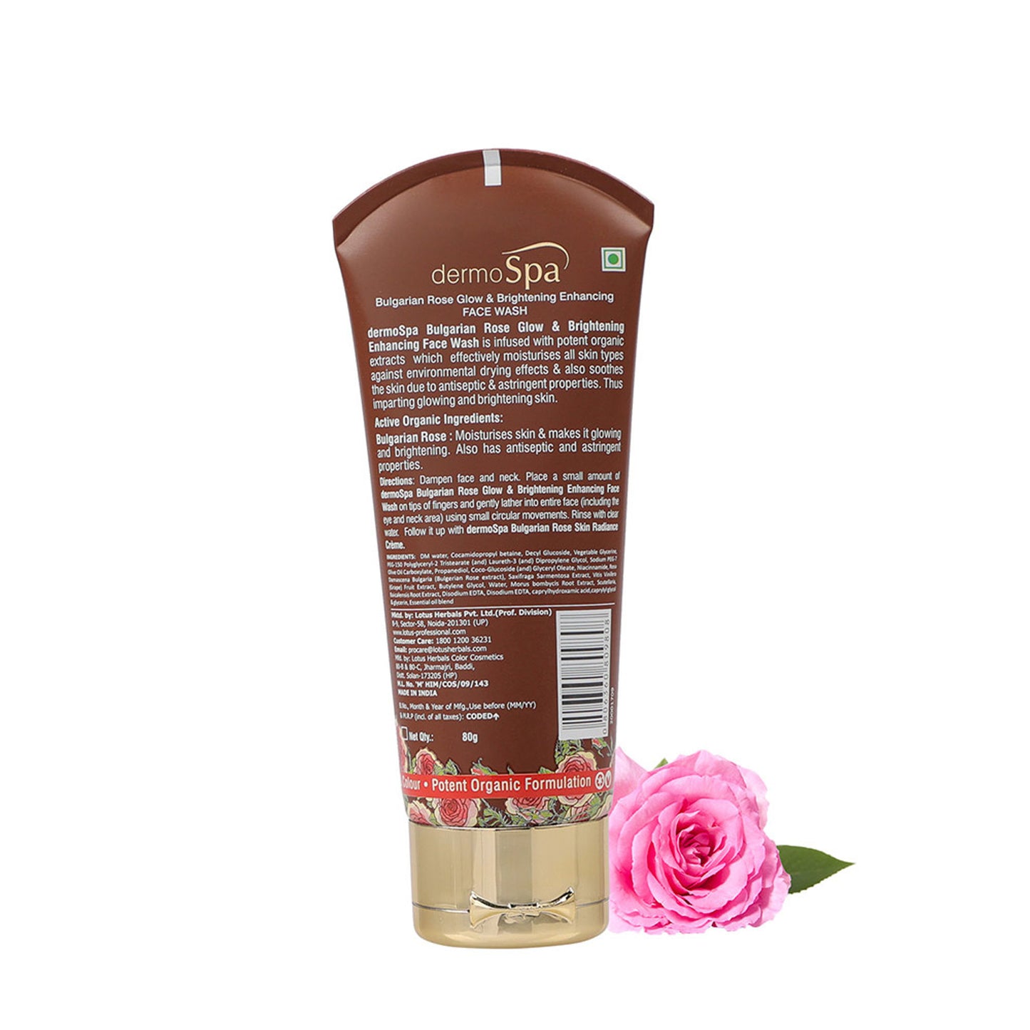 Lotus Herbals DermoSpa Bulgarian Rose Face Wash