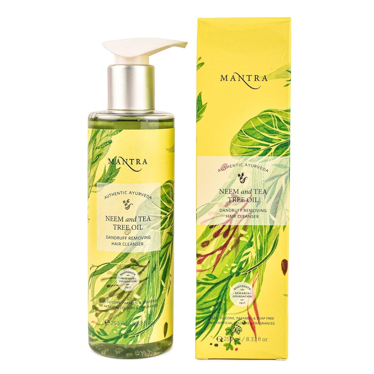 Mantra Herbal Neem & Tea Tree Oil Dandruff Removing Hair Cleanser
