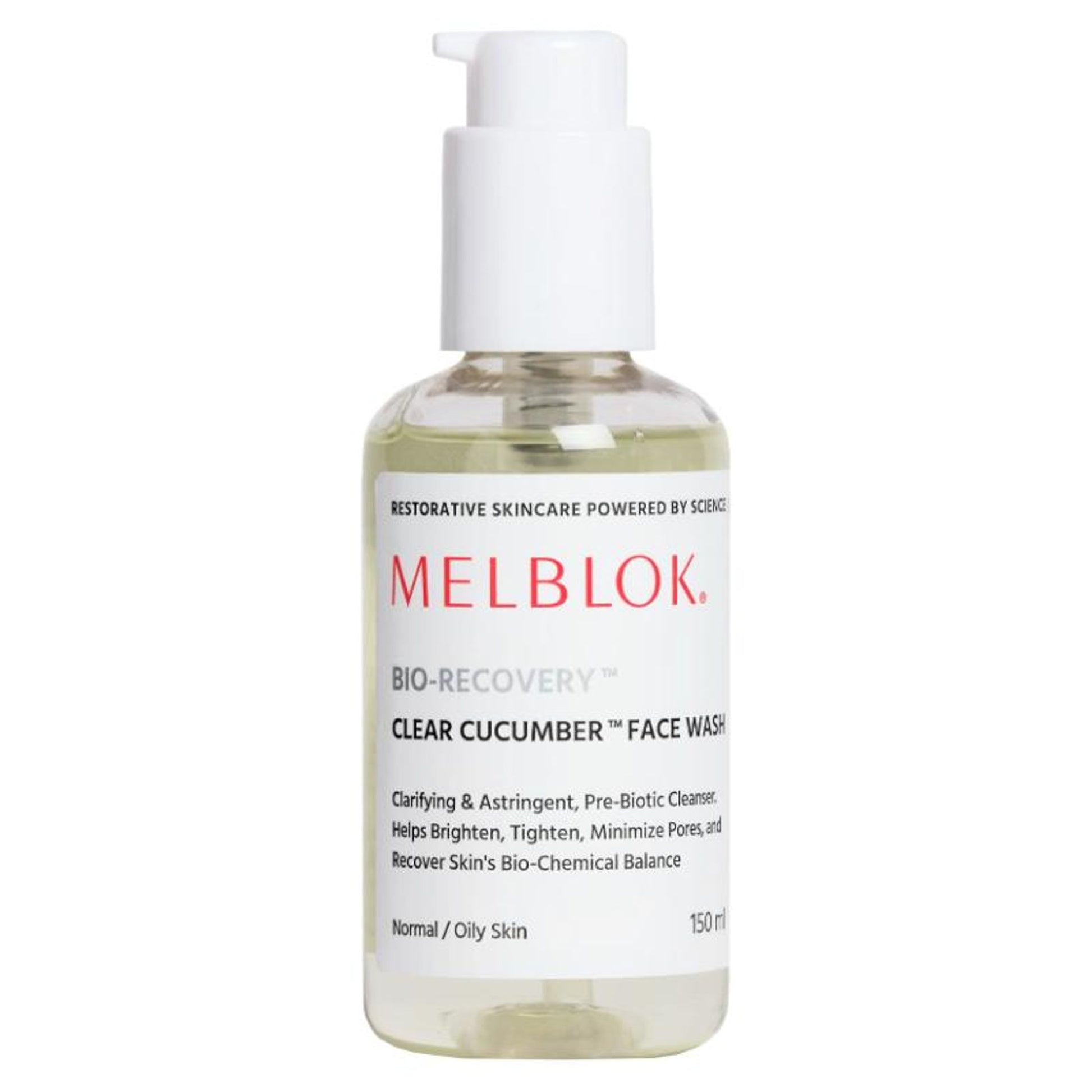 Melblok Bio-recovery Clear Cucumber Face Wash