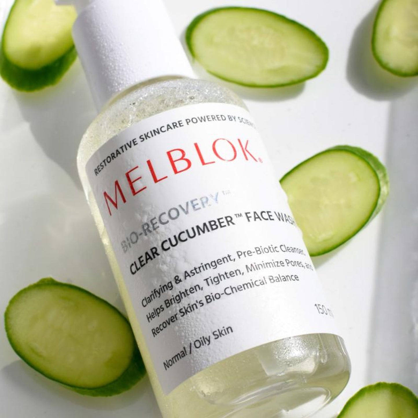 Melblok Bio-recovery Clear Cucumber Face Wash