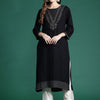 Indyancart IE Foil Printed Sequinned Kurta