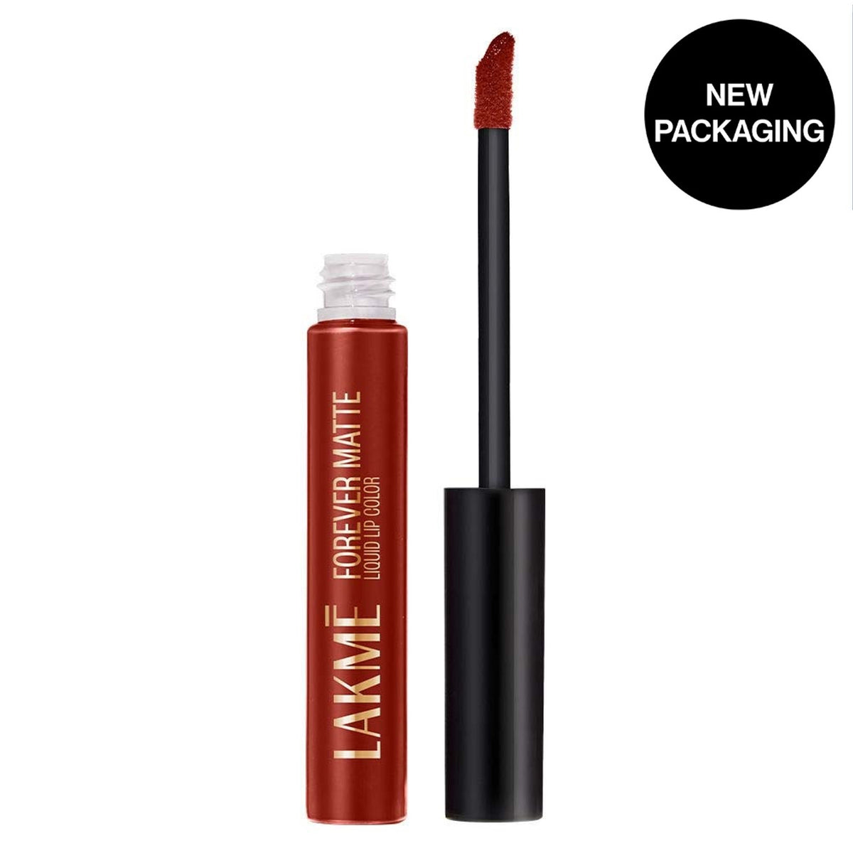 Lakme Forever Matte Liquid Lip Color, 16Hr Lipstick, Lightweight & Transferproof - Red Cherry