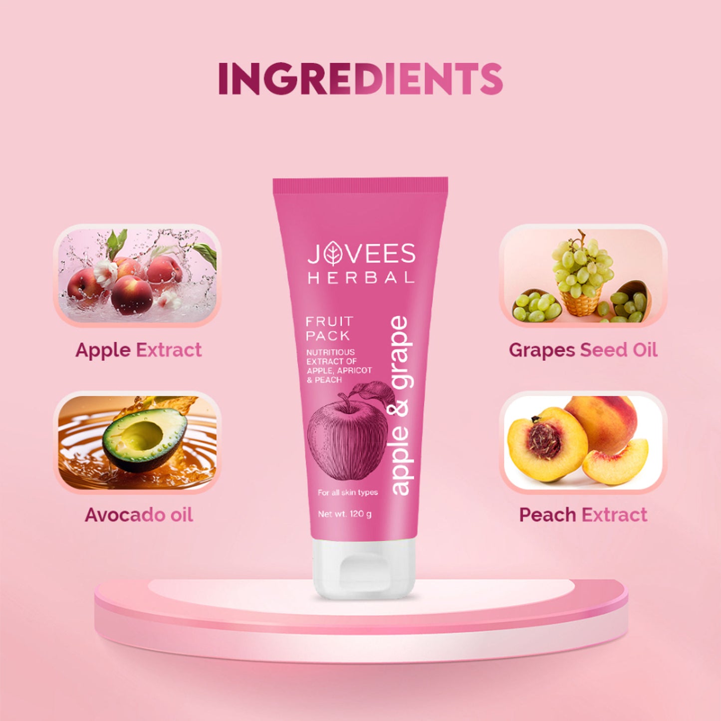 Jovees Apple & Grape Fruit Pack