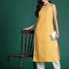 Dhiyona IE Chevron Printed Gotta Patti Pure Cotton Kurta