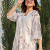 Indyancart IE Floral Printed Pure Cotton Tunic With Trousers Co-Ords