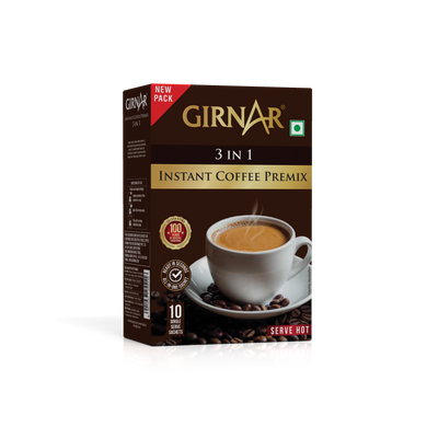 Girnar Instant Premix 3 In 1 Coffee