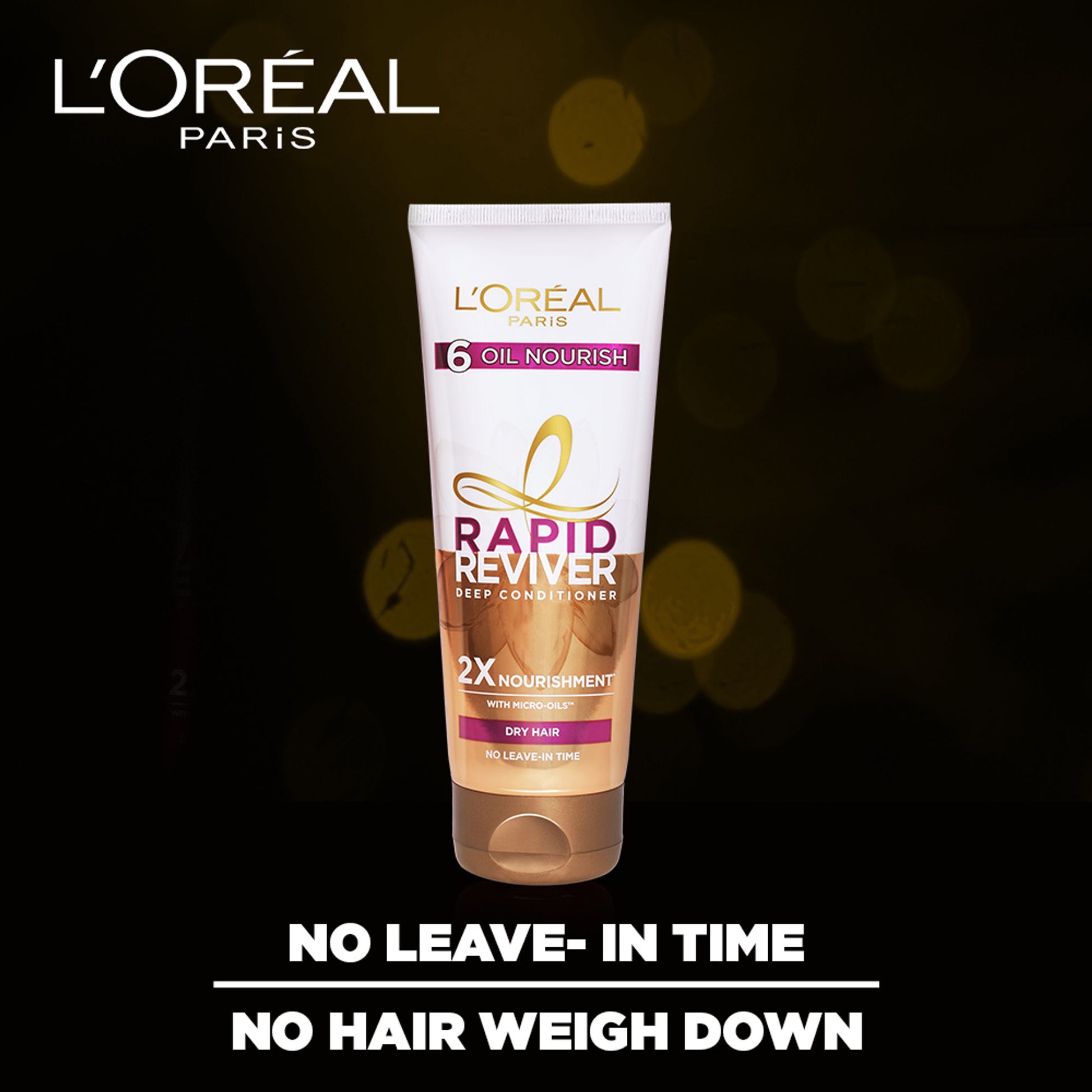 Loreal Paris 6 Oil Nourish Rapid Reviver Deep Conditioner For Dry Hair