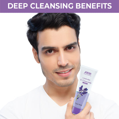 Nykaa Anti-Acne Face Wash With Salicylic Acid, Tea Tree & Neem - For Oily & Acne Prone Skin - Lavender Chamomile