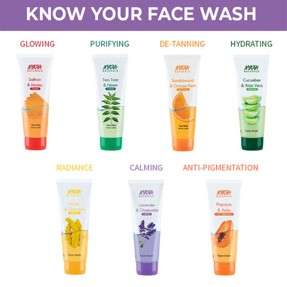 Nykaa Anti-Acne Face Wash With Salicylic Acid, Tea Tree & Neem - For Oily & Acne Prone Skin - Lavender Chamomile