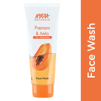 Nykaa Anti-Acne Face Wash With Salicylic Acid, Tea Tree & Neem - For Oily & Acne Prone Skin - Papaya Amla