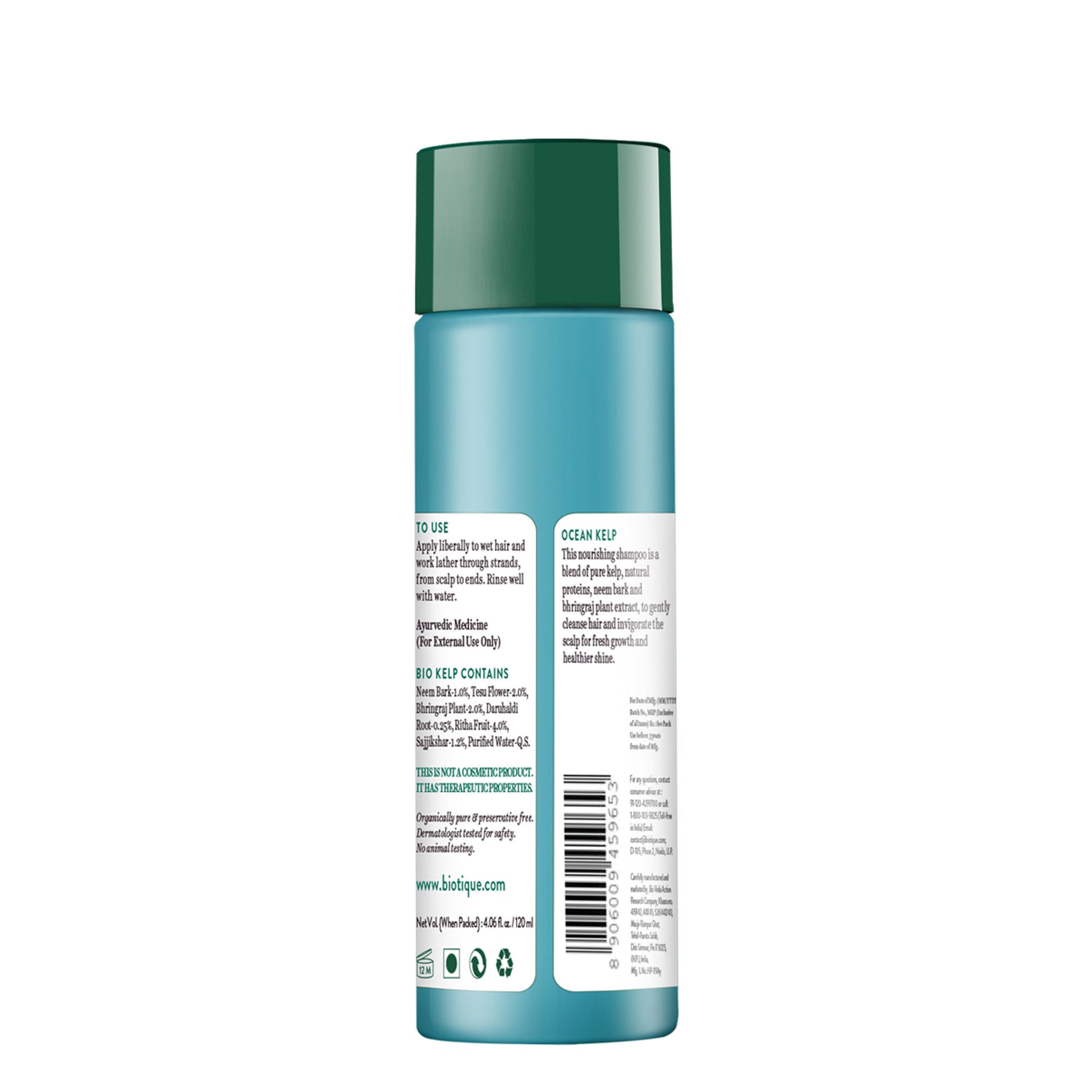 Biotique Bio Kelp Protein Shampoo for Falling Hair Growth Treatment