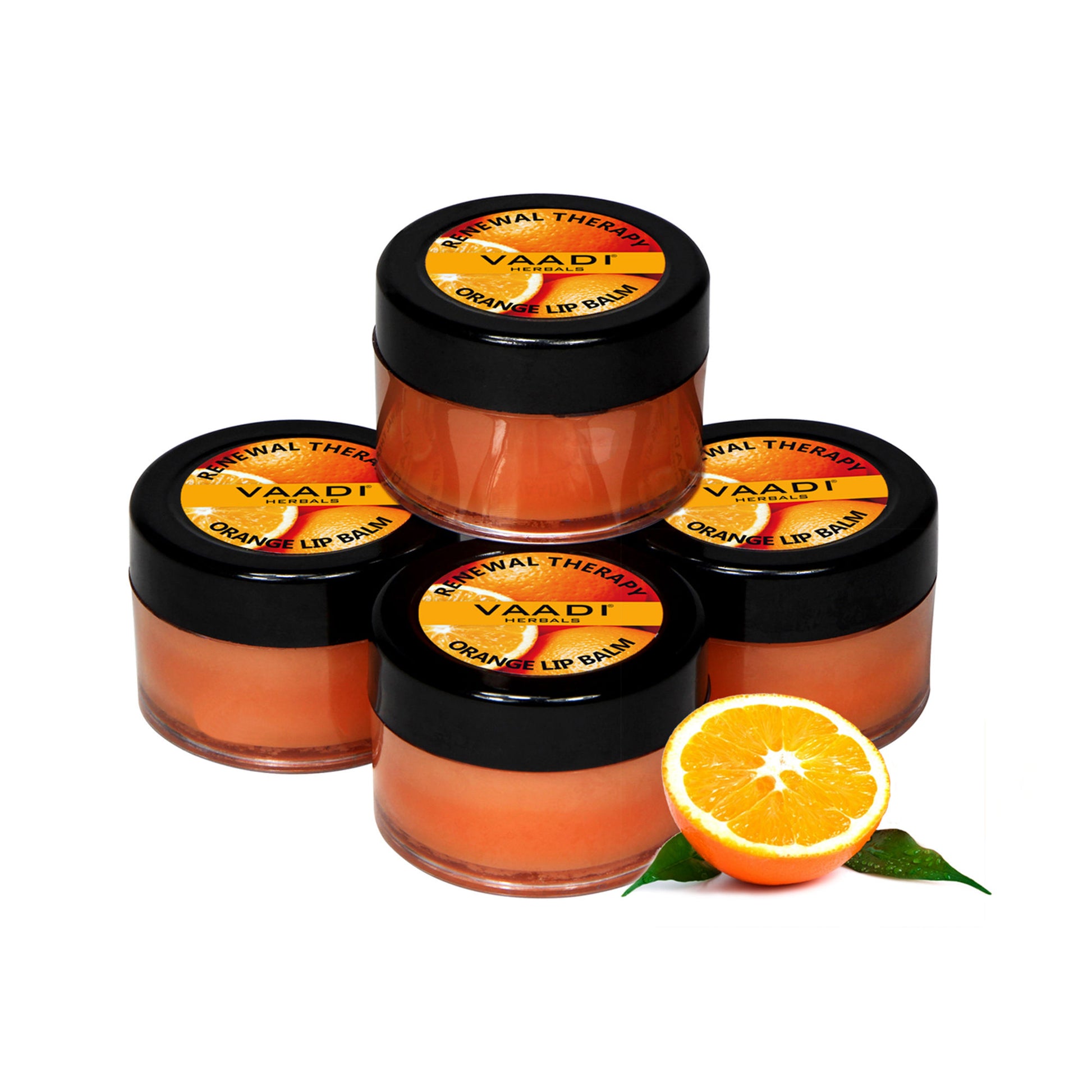 Vaadi Herbals Value Lip Balm - Orange & Shea Butter