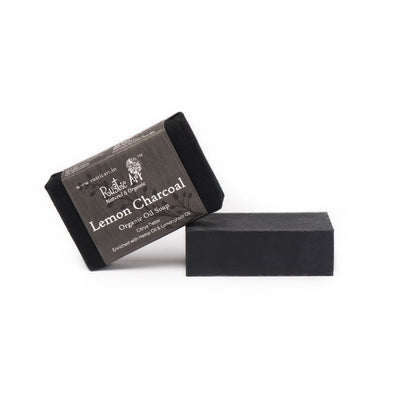 Rustic Art Organic Lemon Charcoal Soap