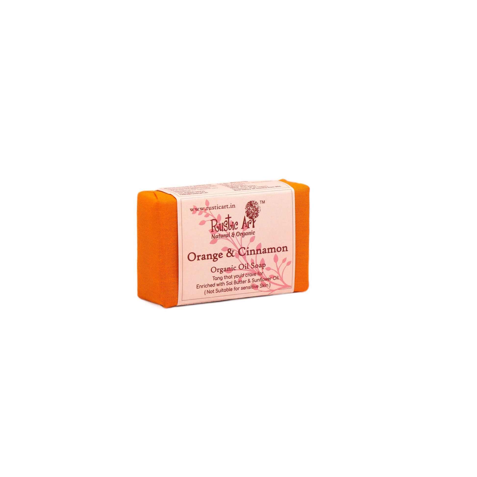 Rustic Art Organic Orange & Cinnamon Soap