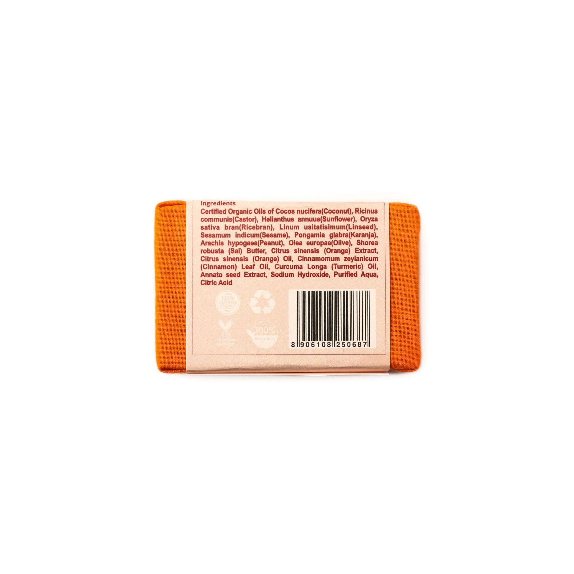 Rustic Art Organic Orange & Cinnamon Soap