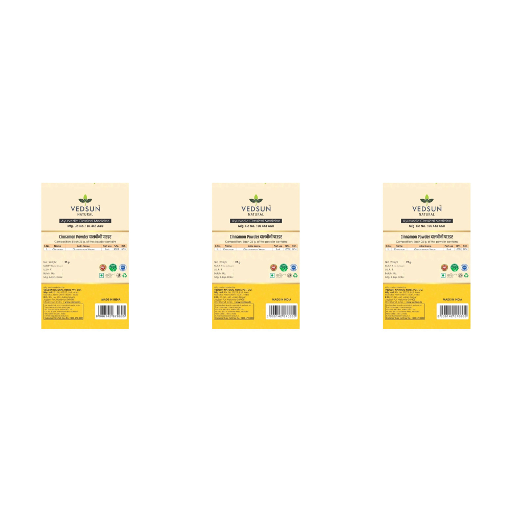 Vedsun Naturals Cinnamon Dalchini Powder - Indyancart