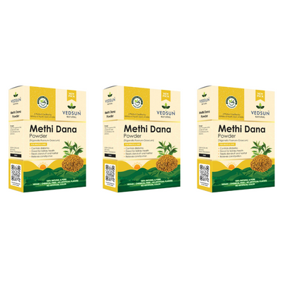 Vedsun Naturals Methi Dana Powder pure and organic for Hair Growth
