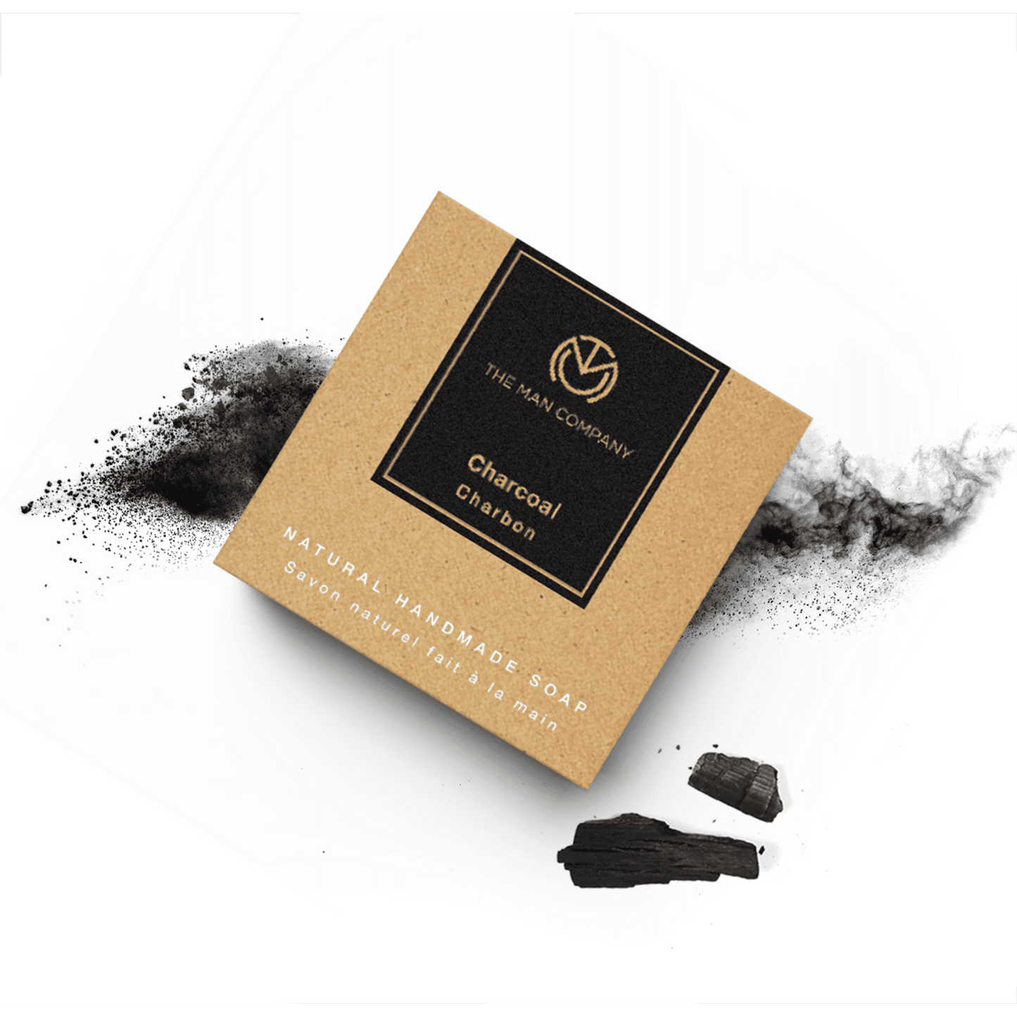 The Man Company Charcoal Soap Bar - Black