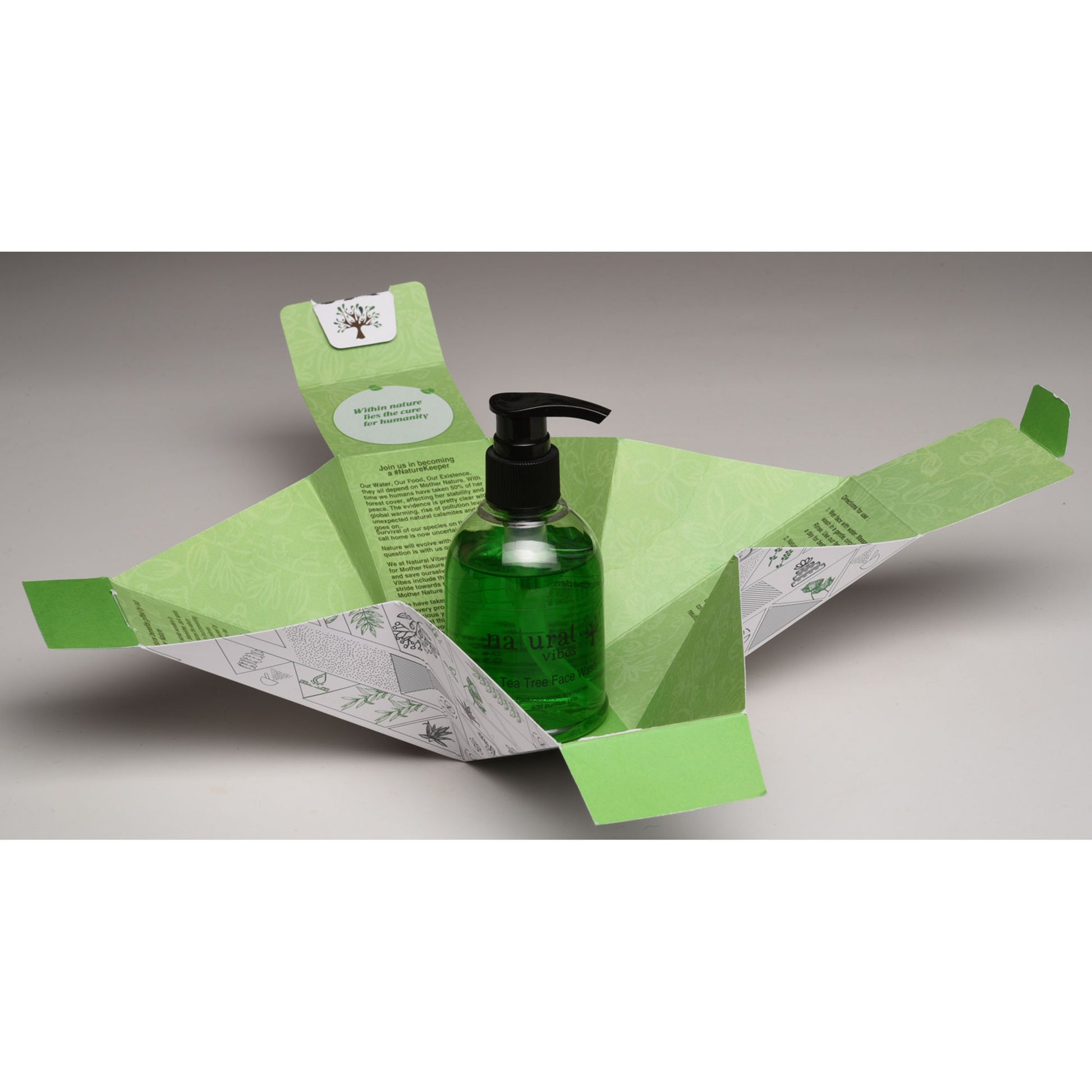 Natural Vibes Ayurvedic Tea Tree Face Wash