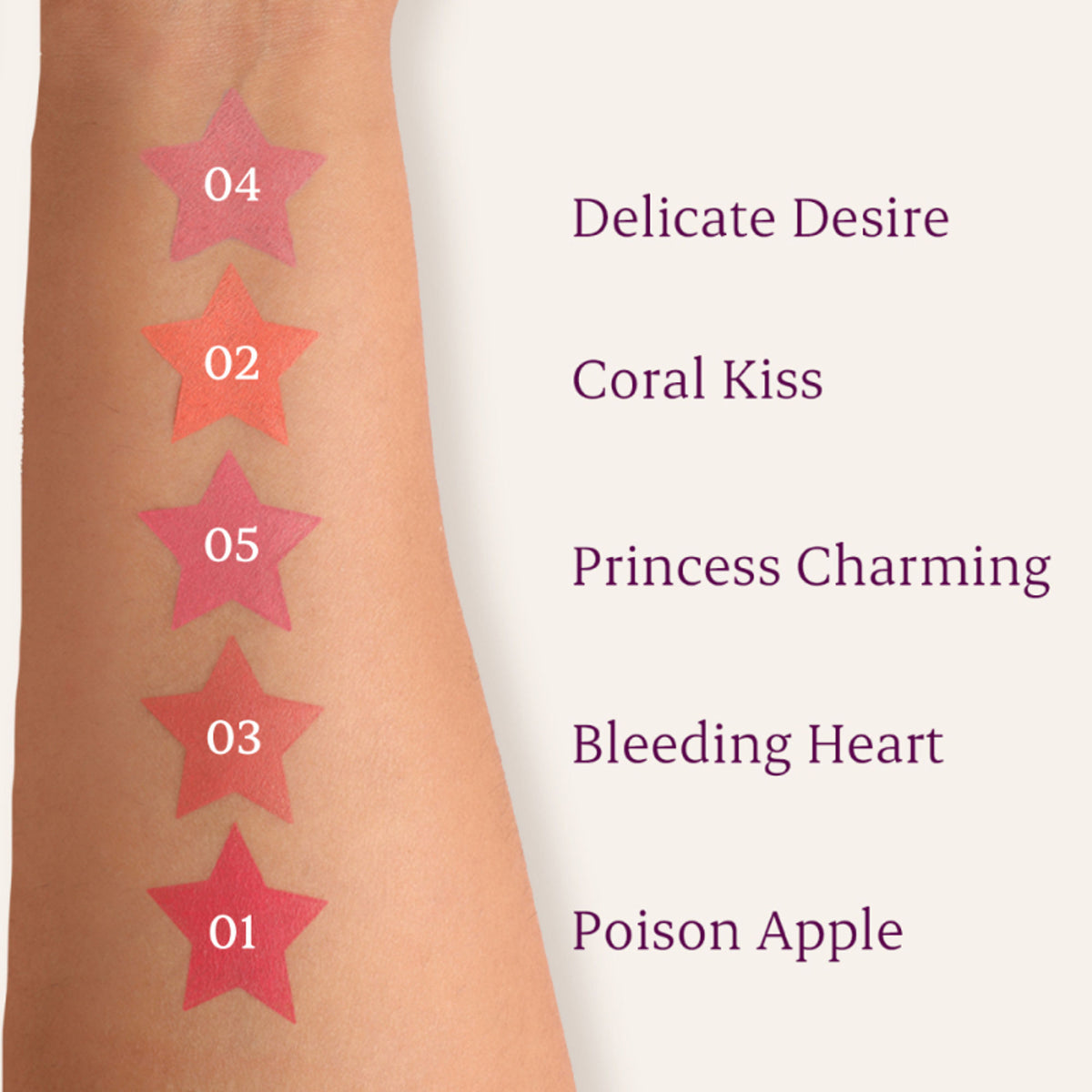 Typsy Beauty Enchanted Garden Rose Blush - Poision Apple
