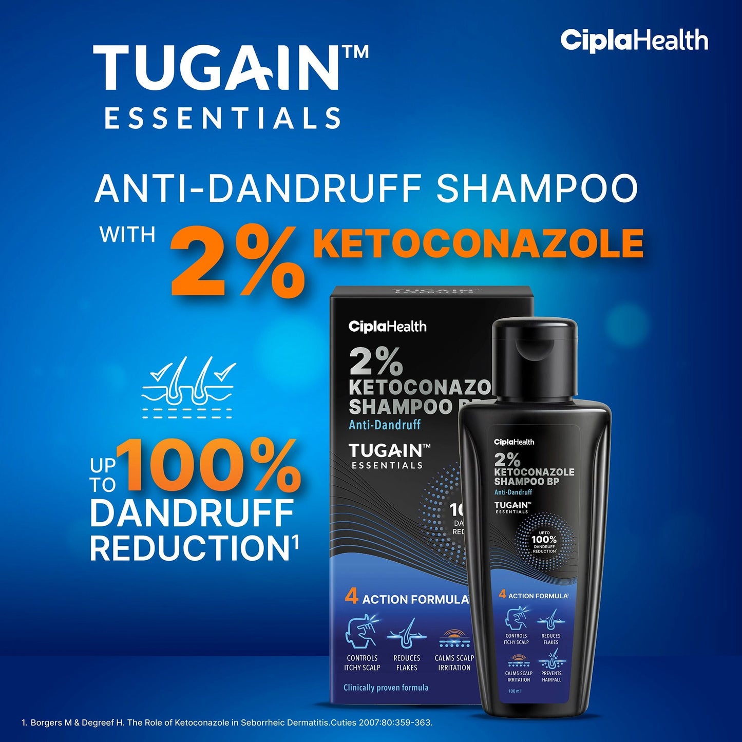 TUGAIN ESSENTIALS 2% Ketoconazole Shampoo