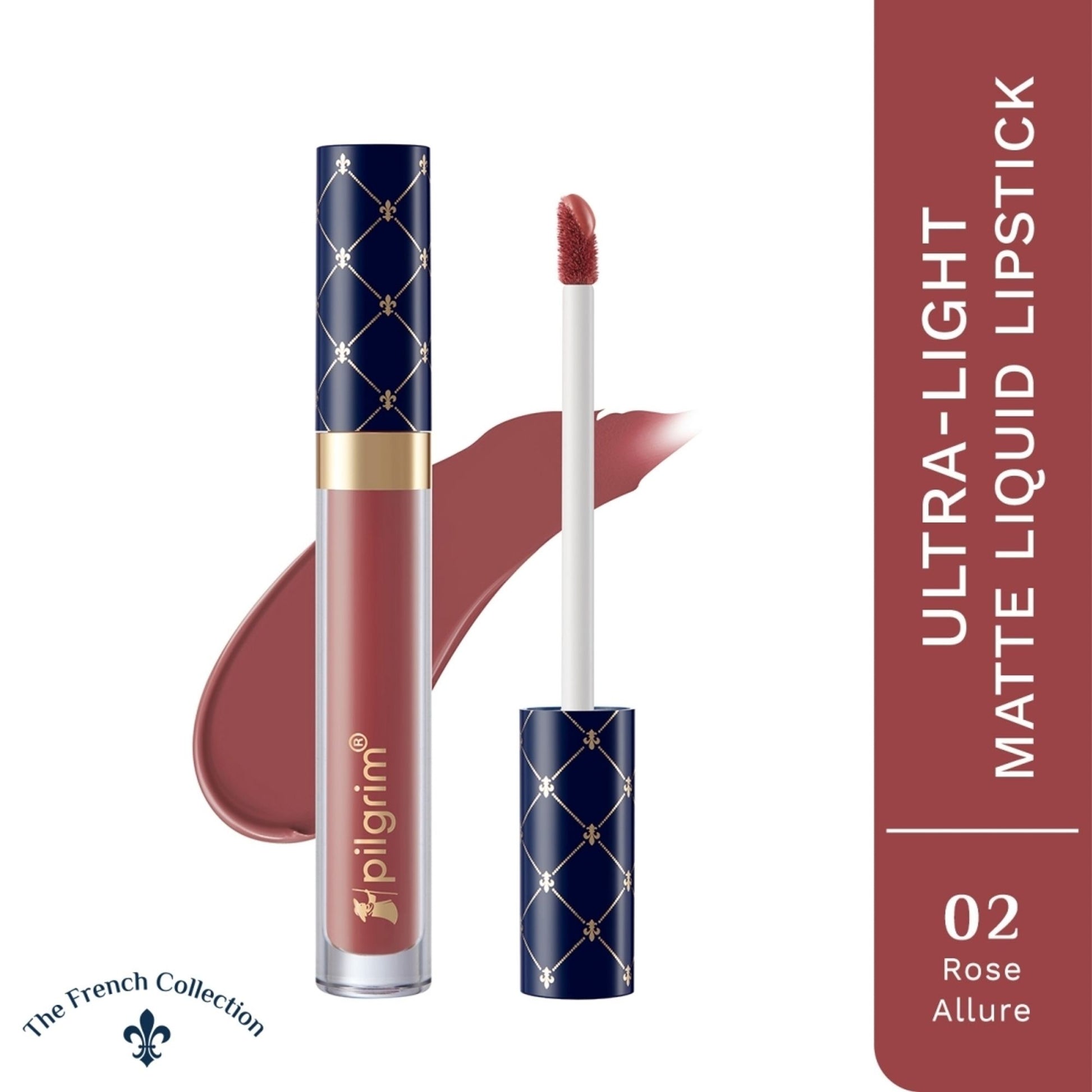 Pilgrim the French Collection Oh So Creme Liquid Lipstick - Rose Allure